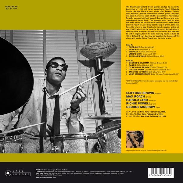 Clifford Brown, Max Roach - STUDY IN BROWN -GATEFOLD-  - (Vinyl)