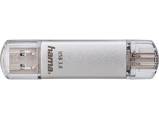 HAMA C-Laeta - Clé USB  (128 GB, Argent)