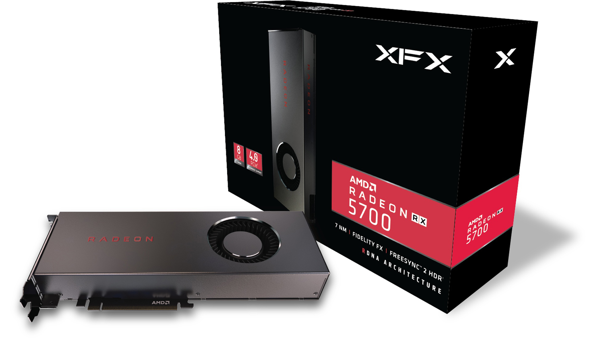 MSI Radeon™ RX 5700 8GB (RX-57XL8MFG6) (AMD, Grafikkarte)