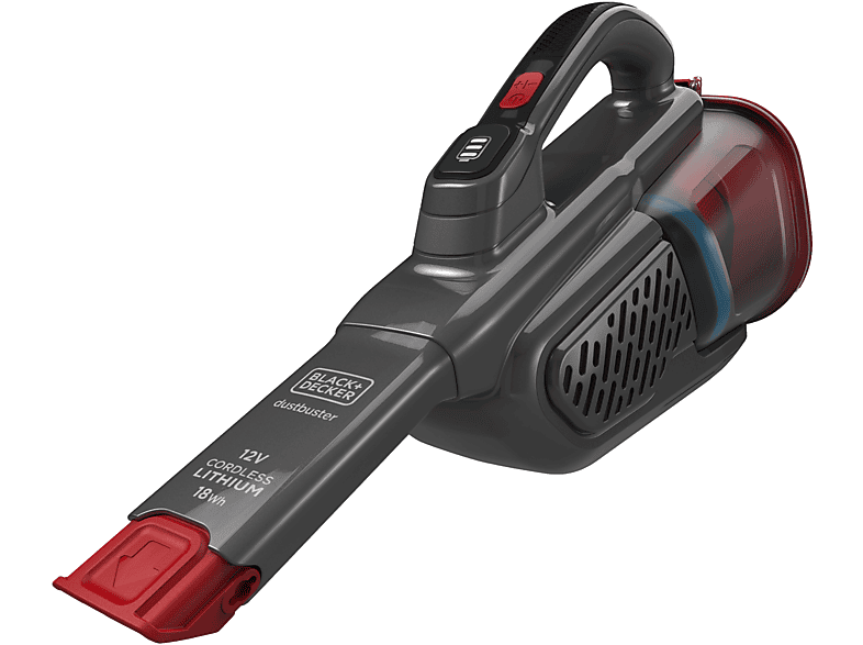 Black & Decker BHHV315B Akku Staubsauger (700 ml, Akkulaufzeit: 16 min, Grau)