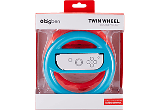 BIG BEN Duo Pack - Lenkrad für Nintendo Switch (Blau/Rot)