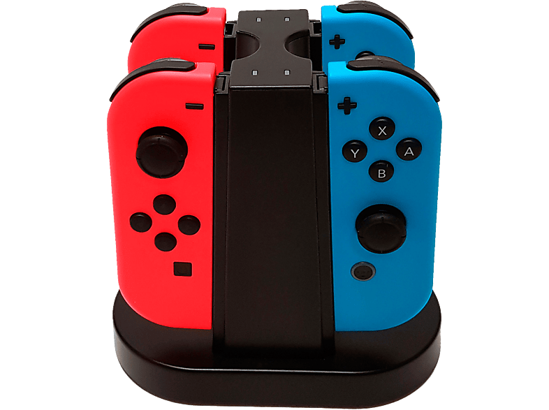 BIG BEN Quad - Ladestation für Joy- Con (Schwarz)