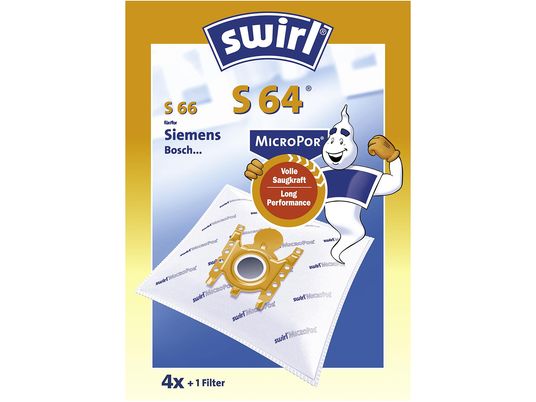 SWIRL 170678 S64 MICROPOR - Staubsaugerbeutel
