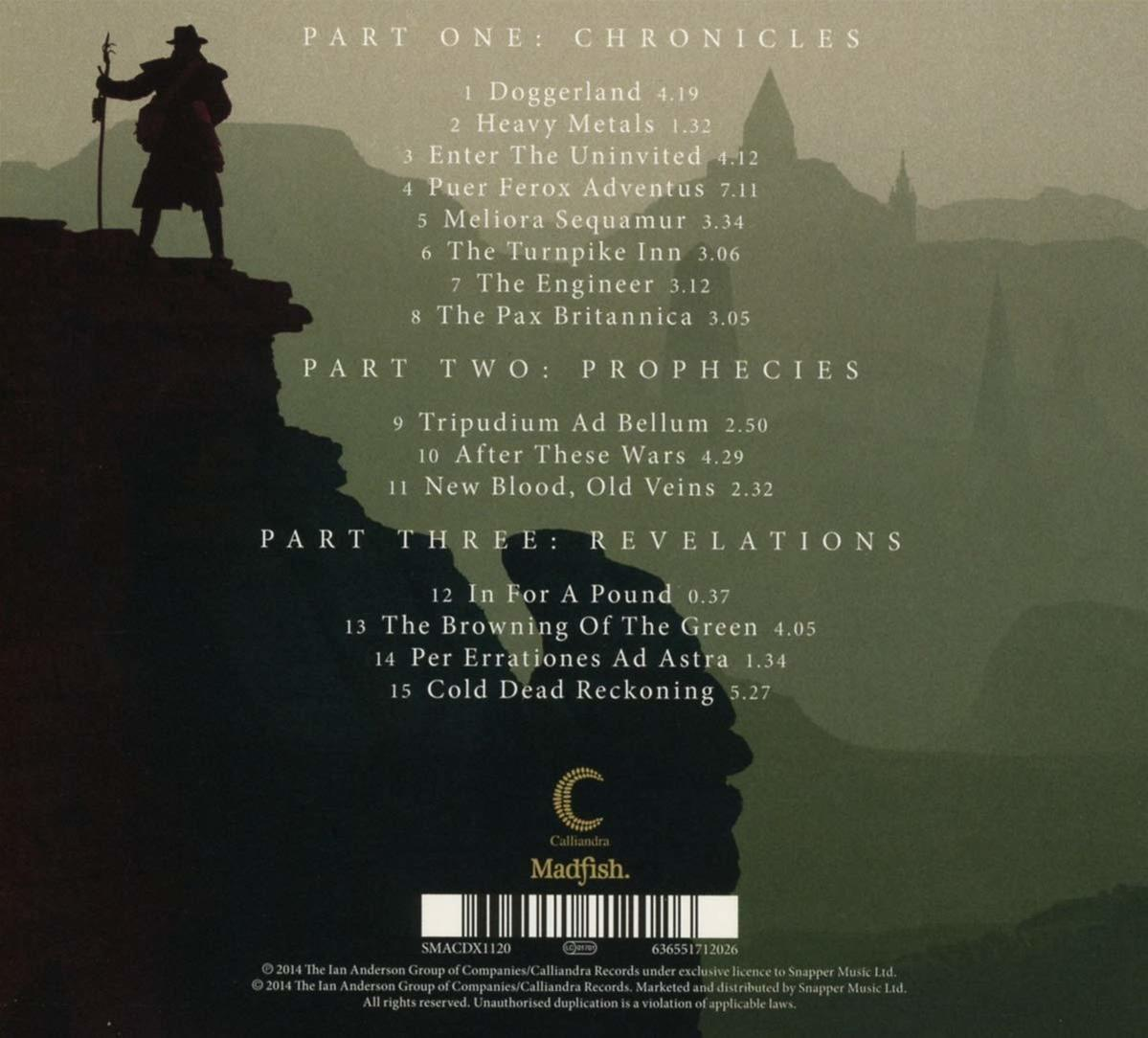 CD-Cover. Der Titel ist auf Englisch. Es gibt Songtitel und eine Silhouette eines Mannes.