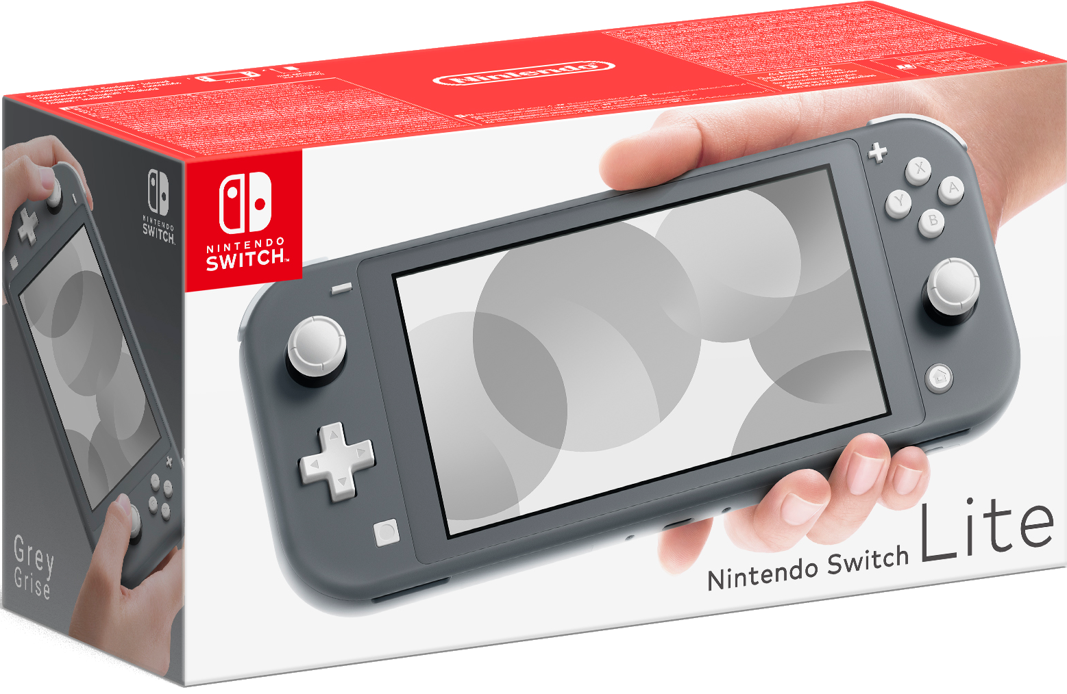 NINTENDO Switch Lite Grey + Animal Crossing New Horizons
