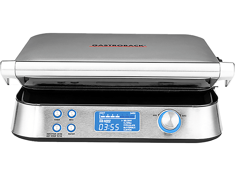 GASTROBACK 42424 Waffeleisen, Schwarz, 1600 Watt MediaMarkt