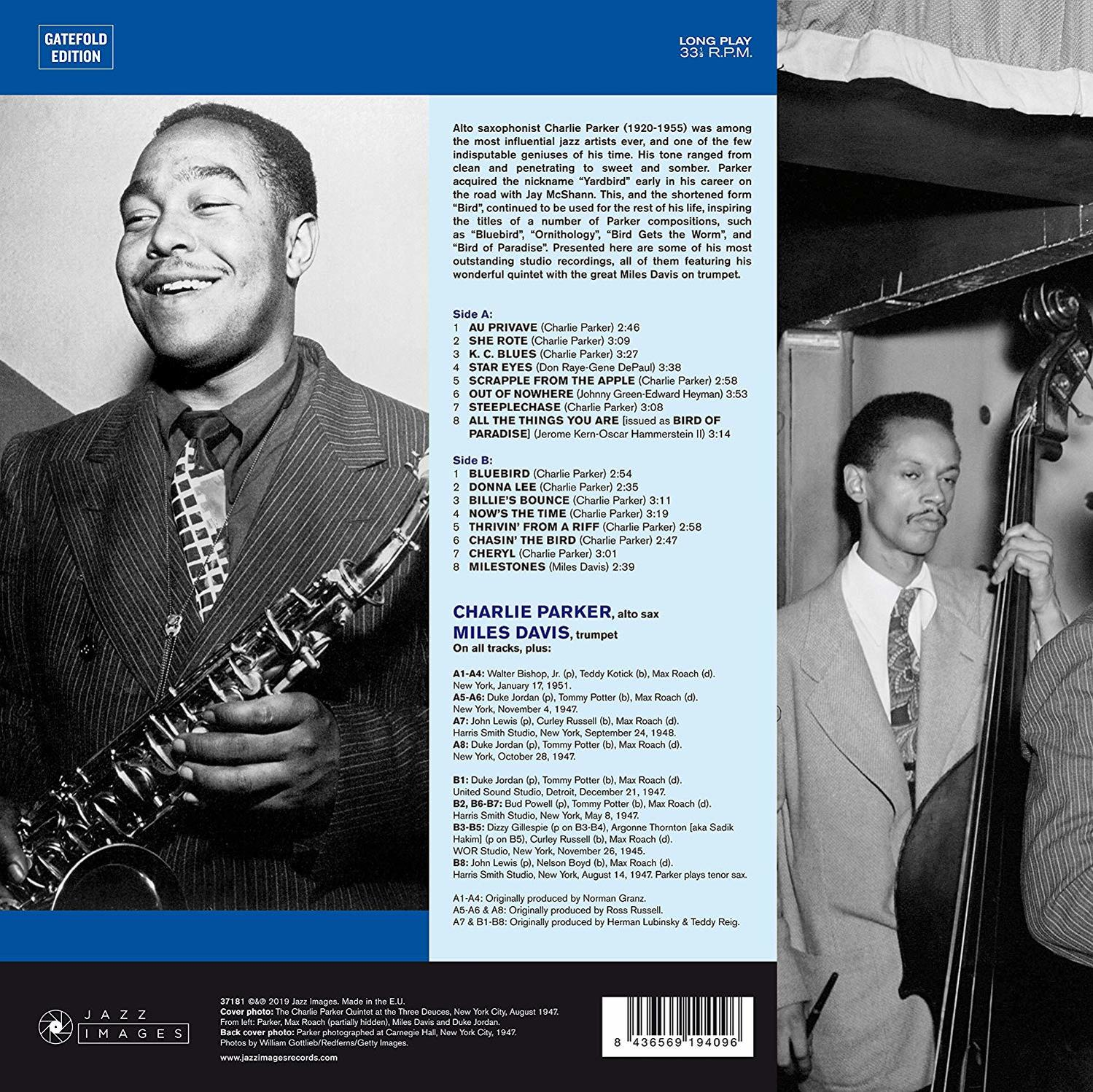 Miles Davis, Charlie Quintet Parker - Bluebird  - (Vinyl)