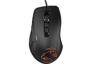 ROCCAT Kone Pure SEL - Gaming Maus, Kabelgebunden, Optisch mit Laserdioden, 5000 dpi, Schwarz