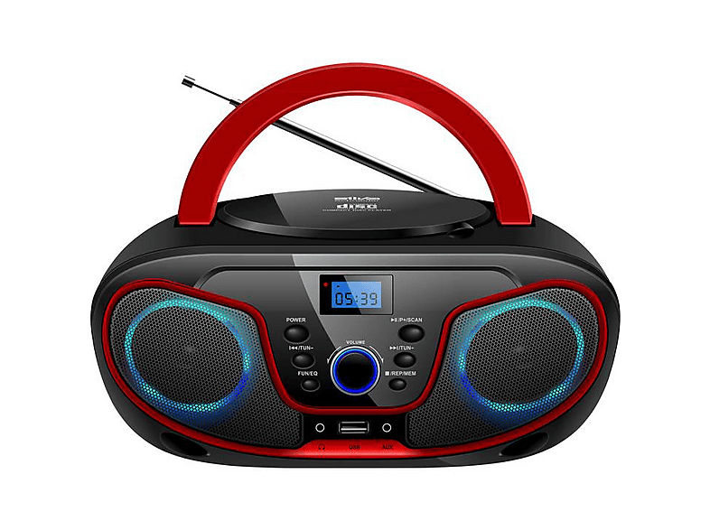 Silva-Schneider CD Radio MPC 19.4 schwarz/rot