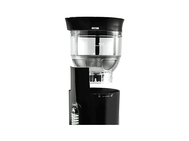 Koenic KGC 2221 M Kaffeemühle (Edelstahl- Schwarz, 200 Watt, Scheibenmahlwerk (Einstellbare Kaffeemenge von 2-14 Tassen)) — Foto 4 von 4