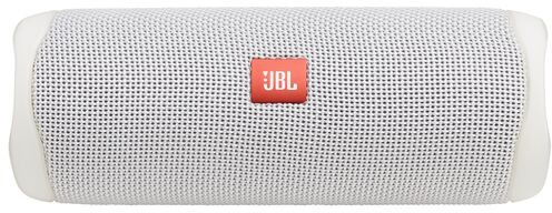 JBL Flip 5 Bluetooth Lautsprecher, Weiß, Wasserfest