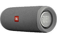 JBL Flip 5 Bluetooth Lautsprecher, Grau, Wasserfest