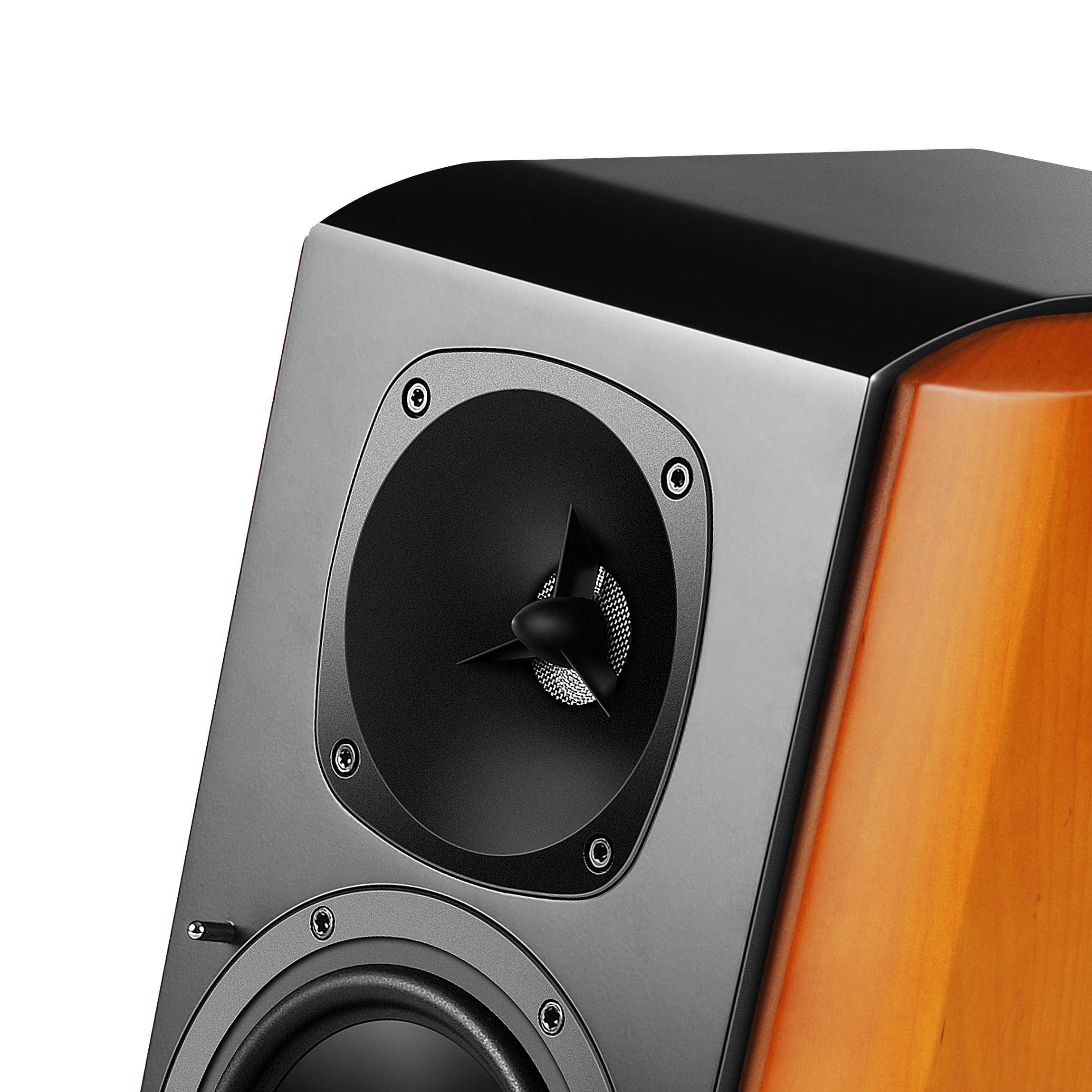 EDIFIER S2000 PRO Aktiver 2.0 Regallautsprecher (Aktives Regallautsprechersystem mit Bluetooth (aptX), Holzfarben, Schwarz