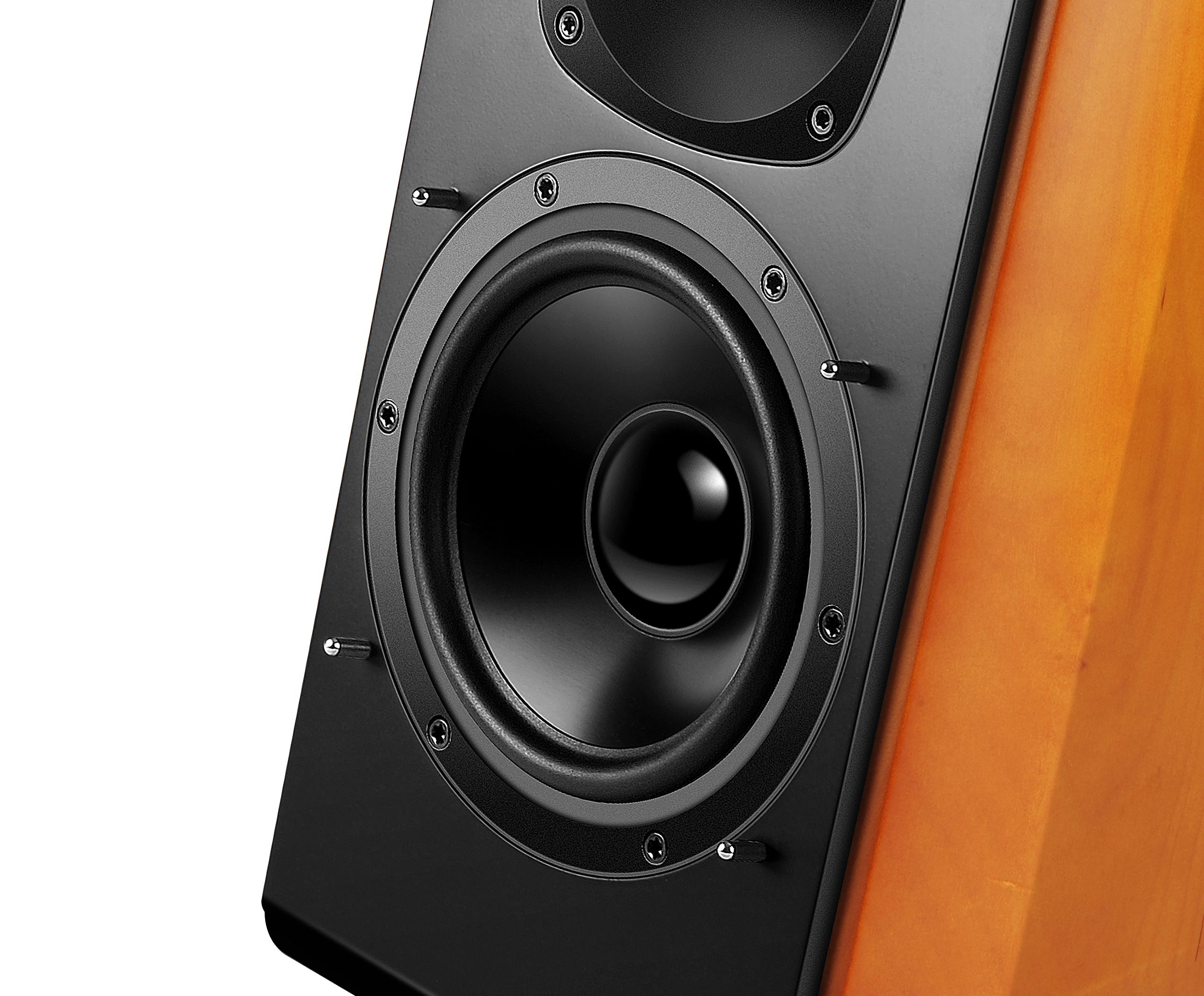 EDIFIER S2000 PRO Aktiver 2.0 Regallautsprecher (Aktives Regallautsprechersystem mit Bluetooth (aptX), Holzfarben, Schwarz