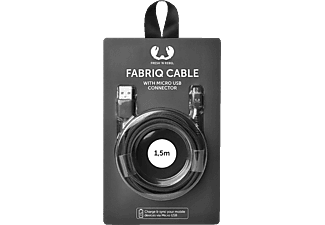 FRESH N REBEL Fabriq Micro-USB 1.5 m, Ladekabel, 1,5 m, Concrete