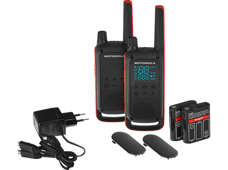 MOTOROLA Motorola TALKABOUT T82 Walkie Talkie Schwarz