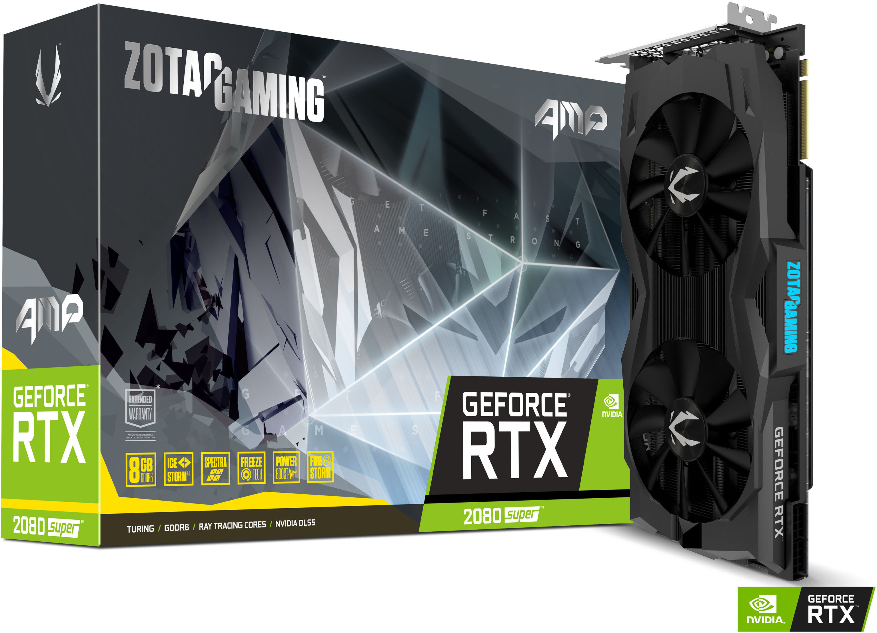 ZOTAC GeForce® RTX 2080 SUPER™ AMP! 8GB (ZT-T20820D-10P) (NVIDIA, Grafikkarte)