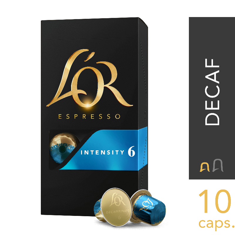 L´OR Espresso Decaffeinato Kapseln 10.Stk Kaffeekapsel, Kompatibles System: Nespresso