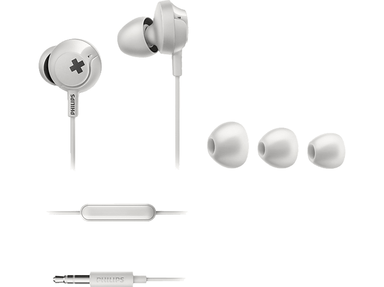 PHILIPS SHE4305WT/00, In-ear Kopfhörer Weiß