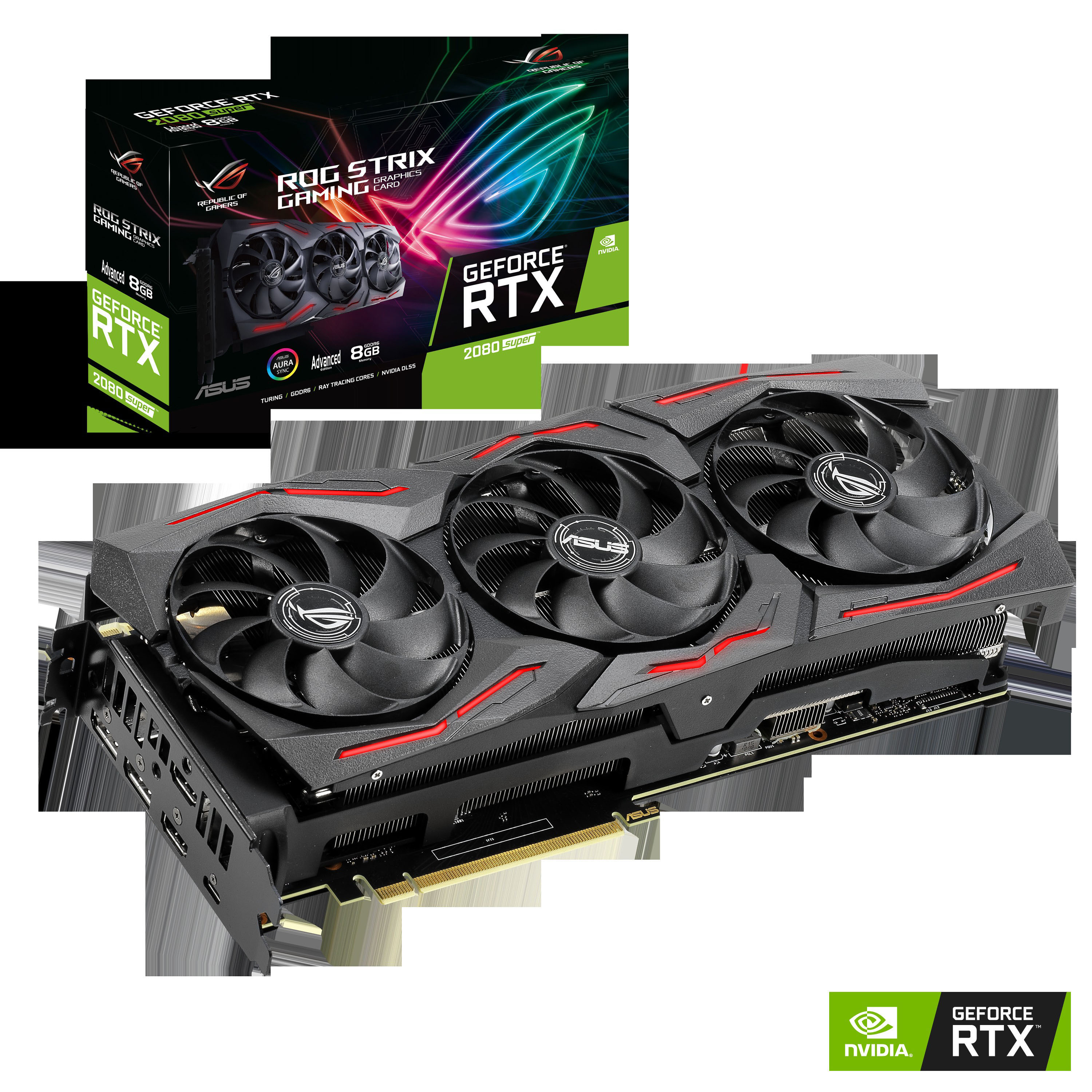 ASUS GeForce® RTX 2080 SUPER™ ROG Strix Gaming Advanced 8GB (90YV0DH1-M0NM00) (NVIDIA, Grafikkarte)