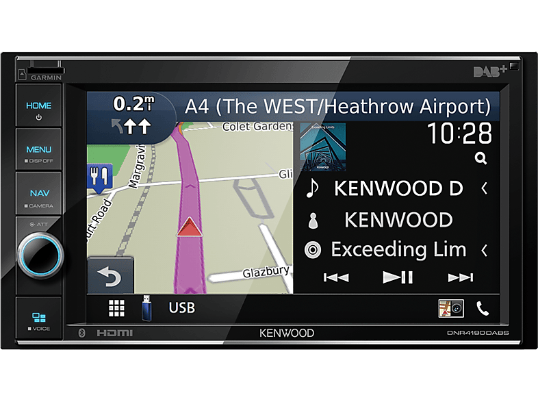 KENWOOD AV autoradio met navigatiesysteem 6.2'' (DNR4190DABS)