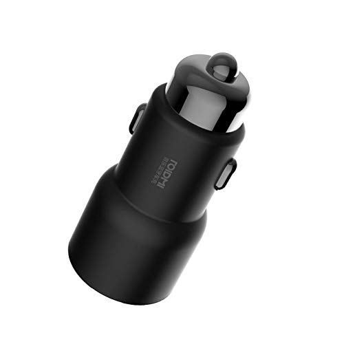 Cargador coche - Xiaomi Roidmi 3S, 2 entradas USB, Transmisor FM, Negro