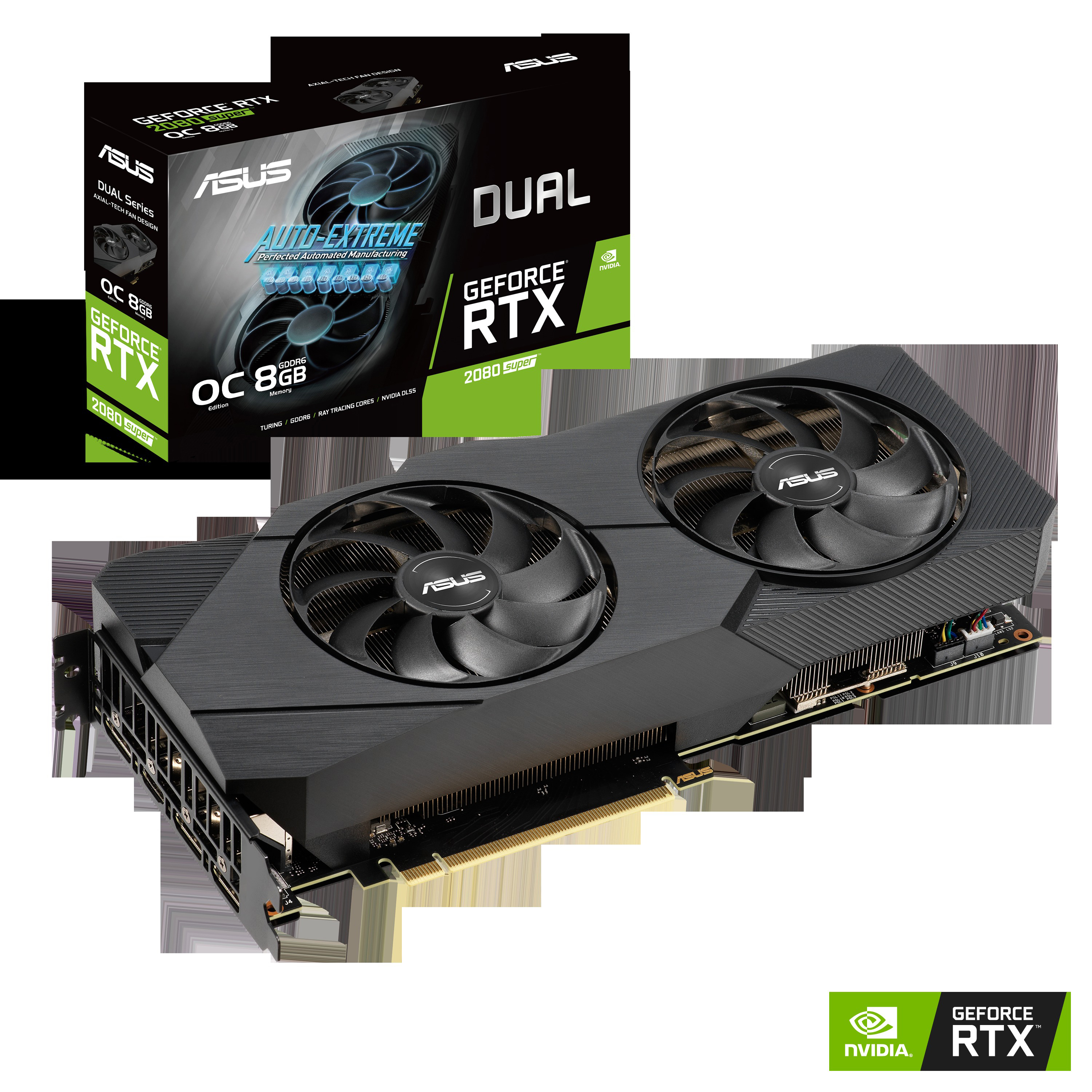 ASUS GeForce® RTX 2080 SUPER™ Dual Evo OC 8GB (90YV0DJ0-M0NM00) (NVIDIA, Grafikkarte)