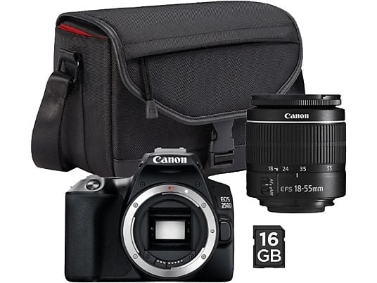 CANON Appareil photo reflex EOS 250D + 18-55mm + Accessoires (3454C010AA)