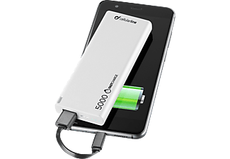 CELLULARLINE FreePower Slim - Powerbank (Weiss)