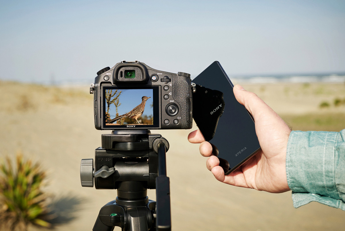 SONY Cyber-shot DSC-RX10 M2 Zeiss NFC Bridgekamera Schwarz, 8.3x opt. Zoom, TFT-LCD, Xtra Fine, WLAN