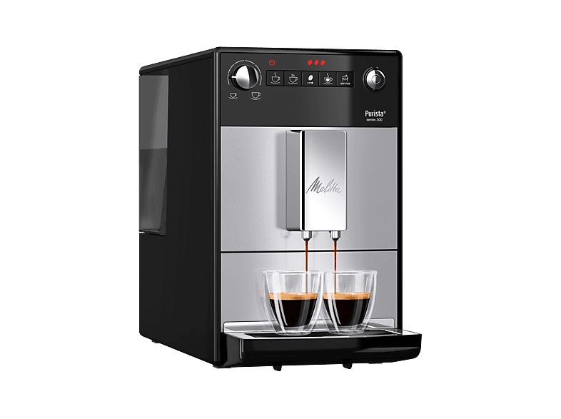 Melitta F 230-101 Kaffeevollautomat (Silber, Kegelstahlmahlwerk, 15 bar) — Foto 2 von 2