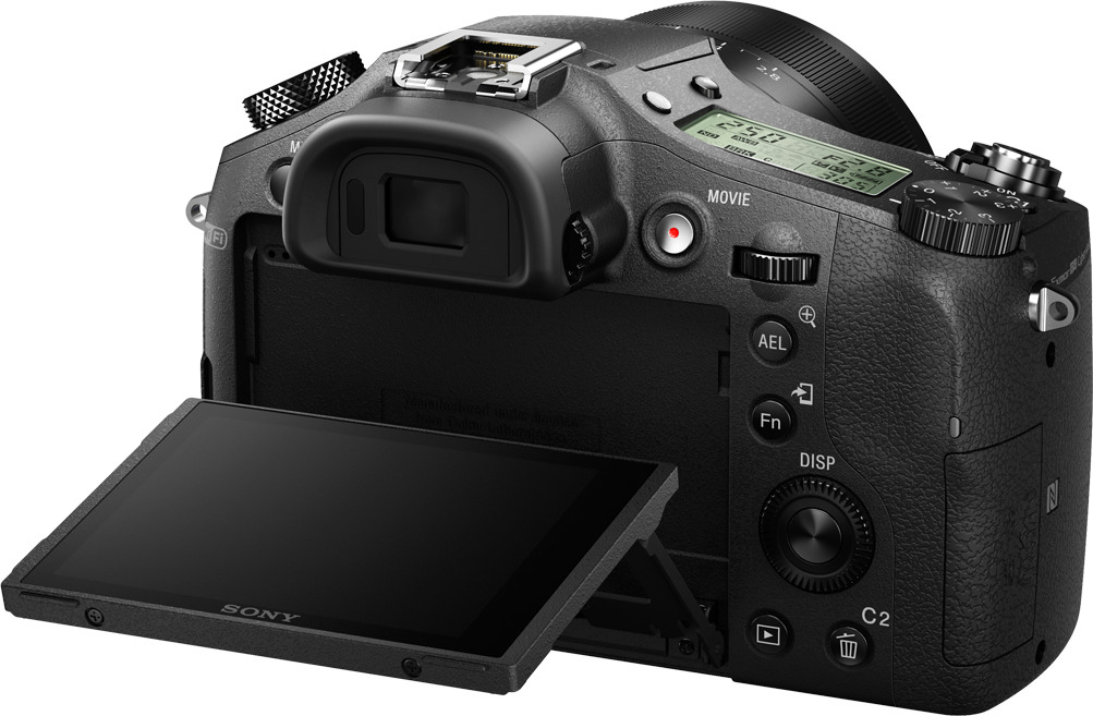 SONY Cyber-shot DSC-RX10 M2 Zeiss NFC Bridgekamera Schwarz, 8.3x opt. Zoom, TFT-LCD, Xtra Fine, WLAN