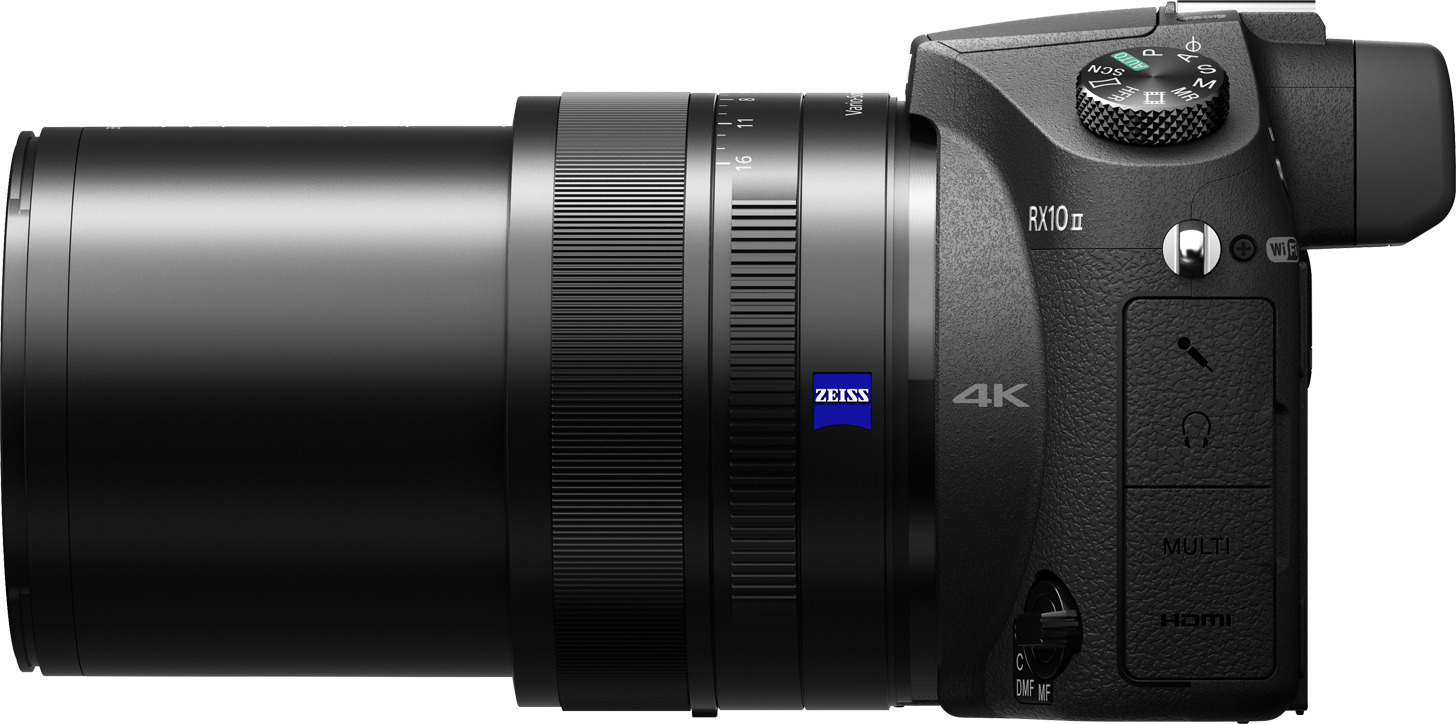 SONY Cyber-shot DSC-RX10 M2 Zeiss NFC Bridgekamera Schwarz, 8.3x opt. Zoom, TFT-LCD, Xtra Fine, WLAN
