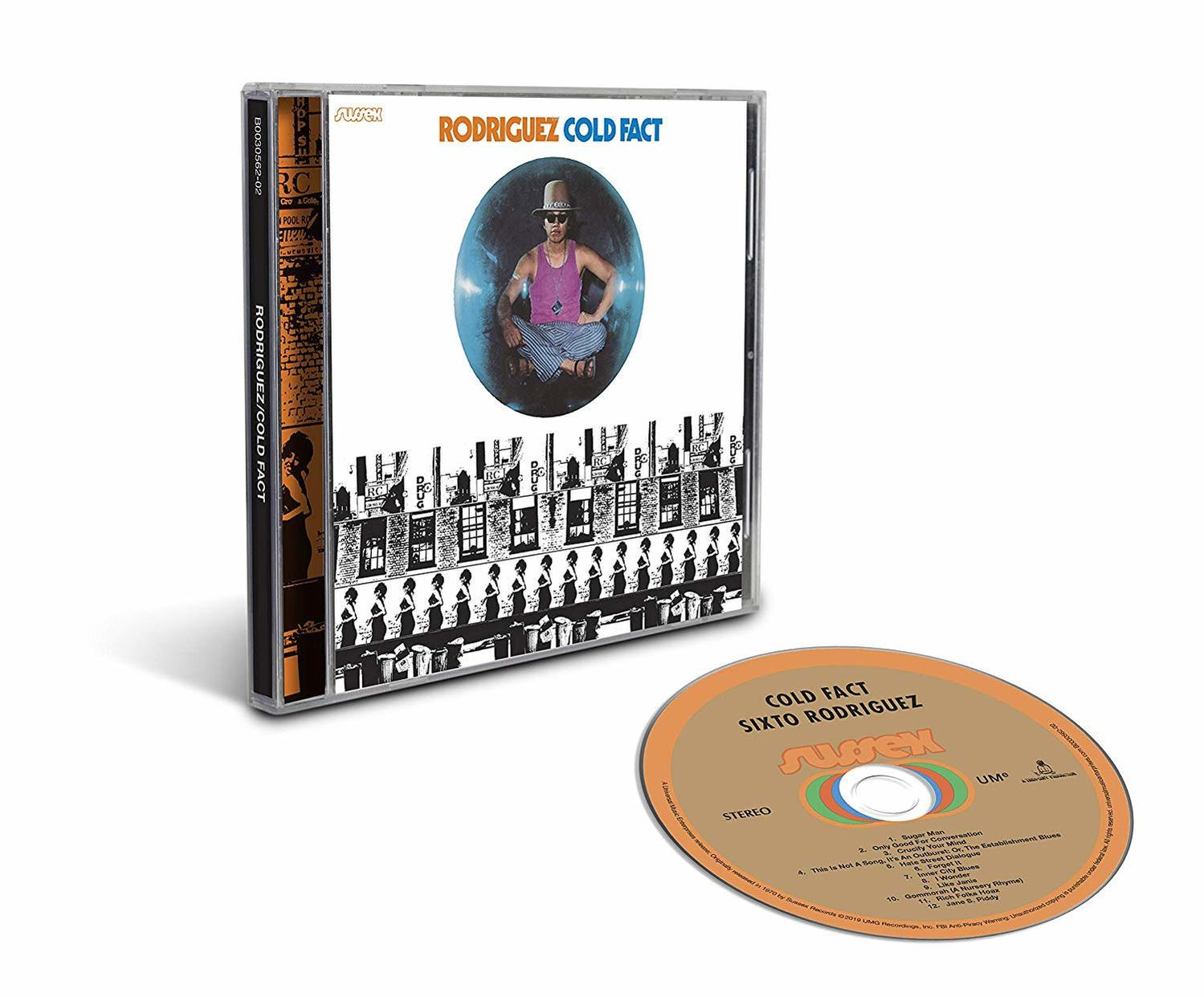 Pochette de CD avec une personne portant un chapeau. Le CD est sur fond blanc.