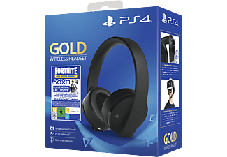 SONY PS PS4 Headset Gold Edition: Fortnite Neo Versa Bundle - Cuffie senza fili (Nero)