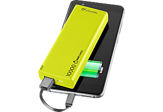 CELLULARLINE FreePower Slim 10000 - Powerbank (Vert)