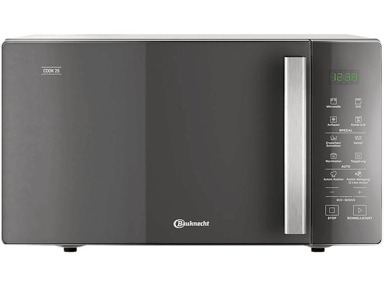 BAUKNECHT MW 254 SM, Mikrowelle mit Grillfunktion (900 W, & Dampffunktion)