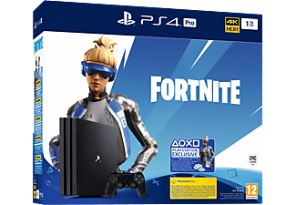 PlayStation 4 Pro 1TB - Fortnite Neo Versa Bundle - Console de jeu - Jet Black