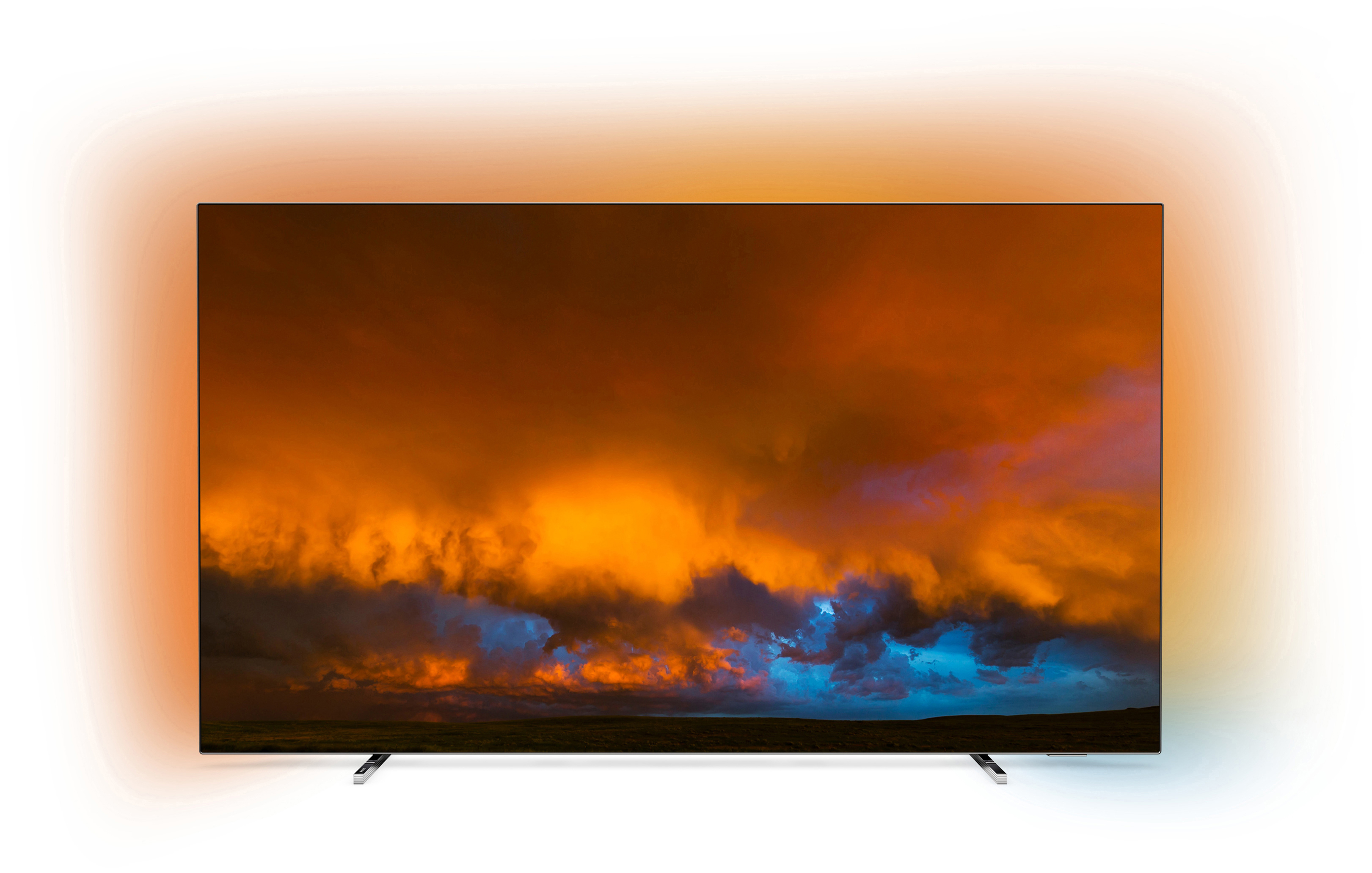 PHILIPS 65OLED804/12 65 Zoll UHD 4K Android OLED TV mit 3-seitigem Ambilight