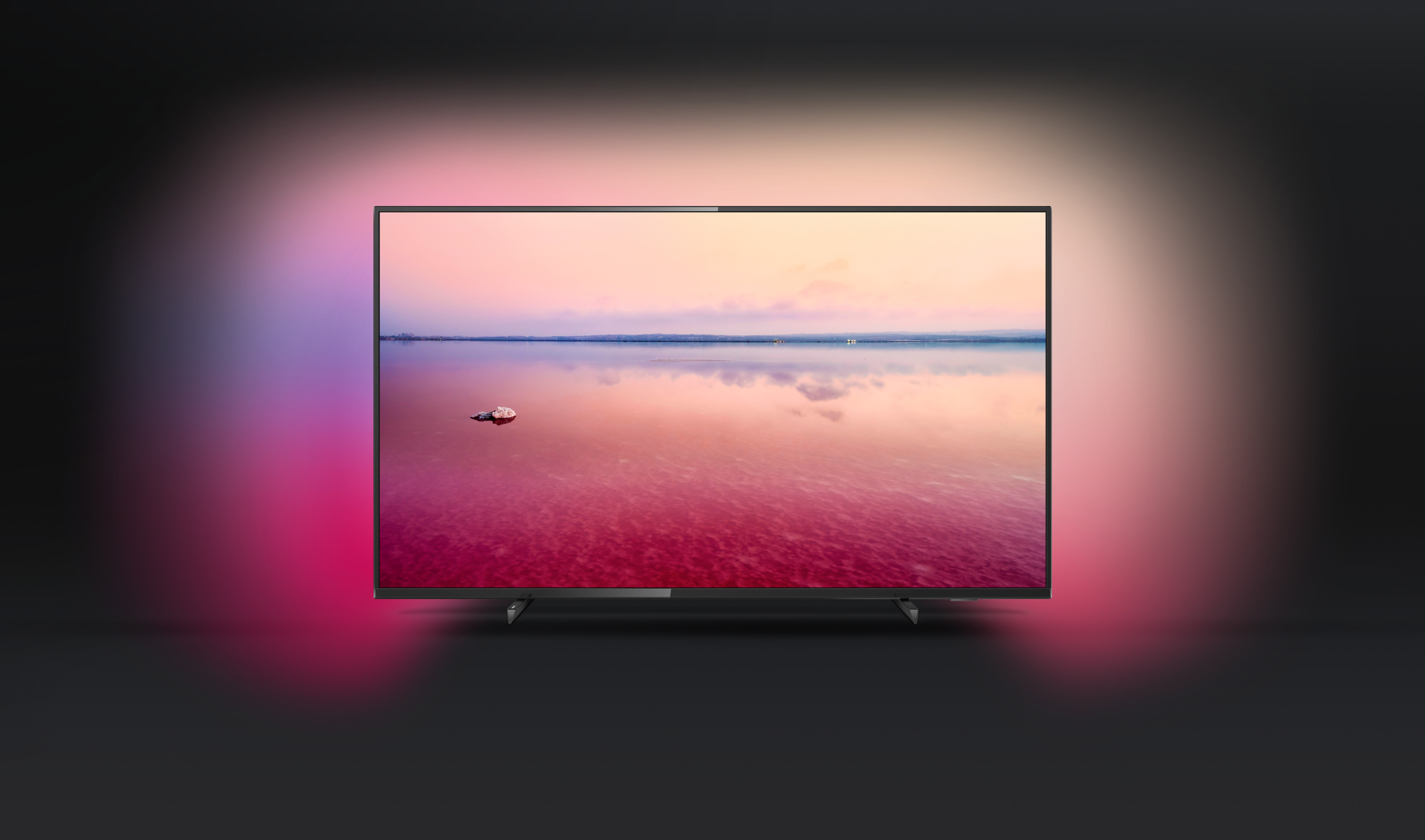 PHILIPS 55PUS6704/12 LED TV (Flat, 55 Zoll / 139 cm, UHD 4K, SMART TV, Ambilight, SAPHI)