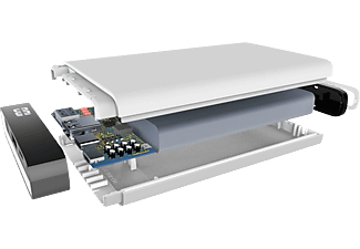 CELLULARLINE FreePower Manta S 8000 - Powerbank (Blanc)