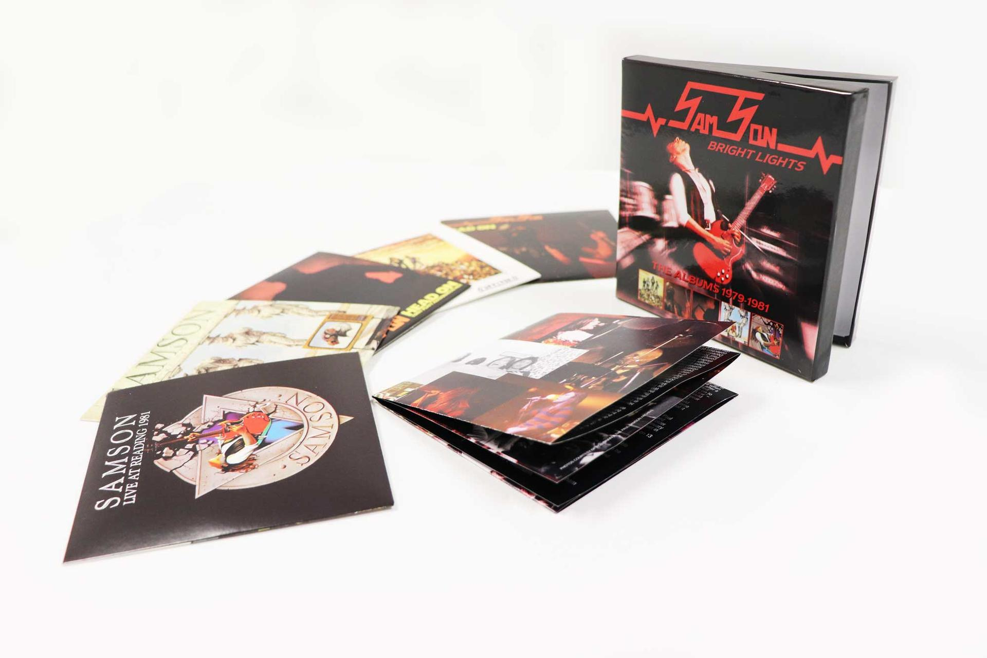 Samson - Bright Lights-1979-81 (5CD Boxset+Poster)  - (CD)
