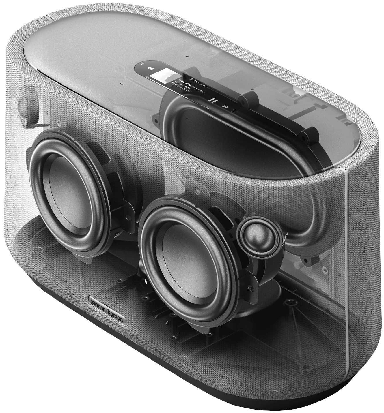 HARMAN KARDON Enceinte intelligente Citation 300 + Google Assistant Gris (HKCITATION300GRYEU)
