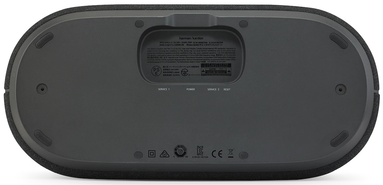 HARMAN KARDON Enceinte intelligente Citation 500 + Google Assistant Noir (HKCITATION500BLKEU)