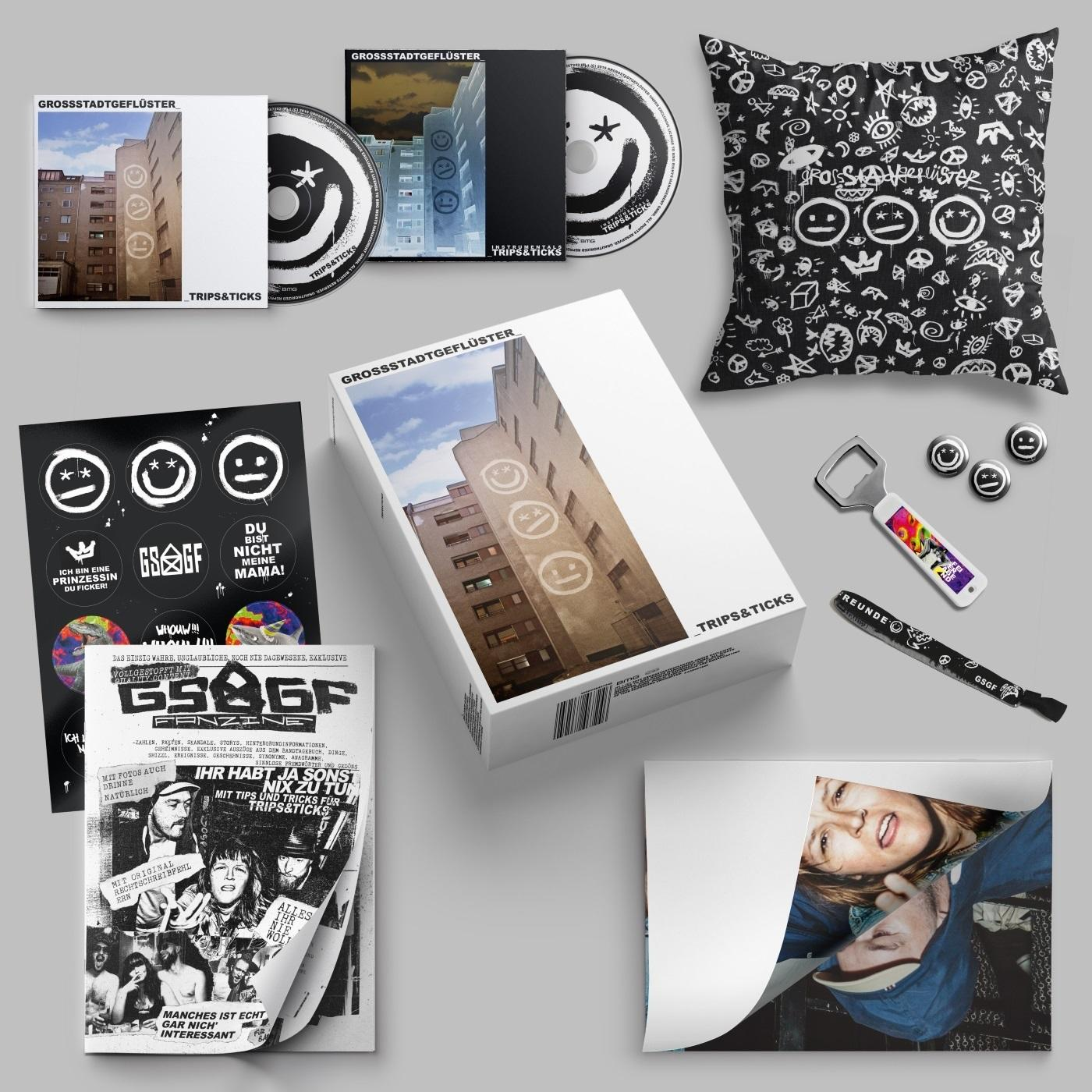 Grossstadtgeflüster - Trips & Ticks (Box Set)  - (CD + Merchandising)