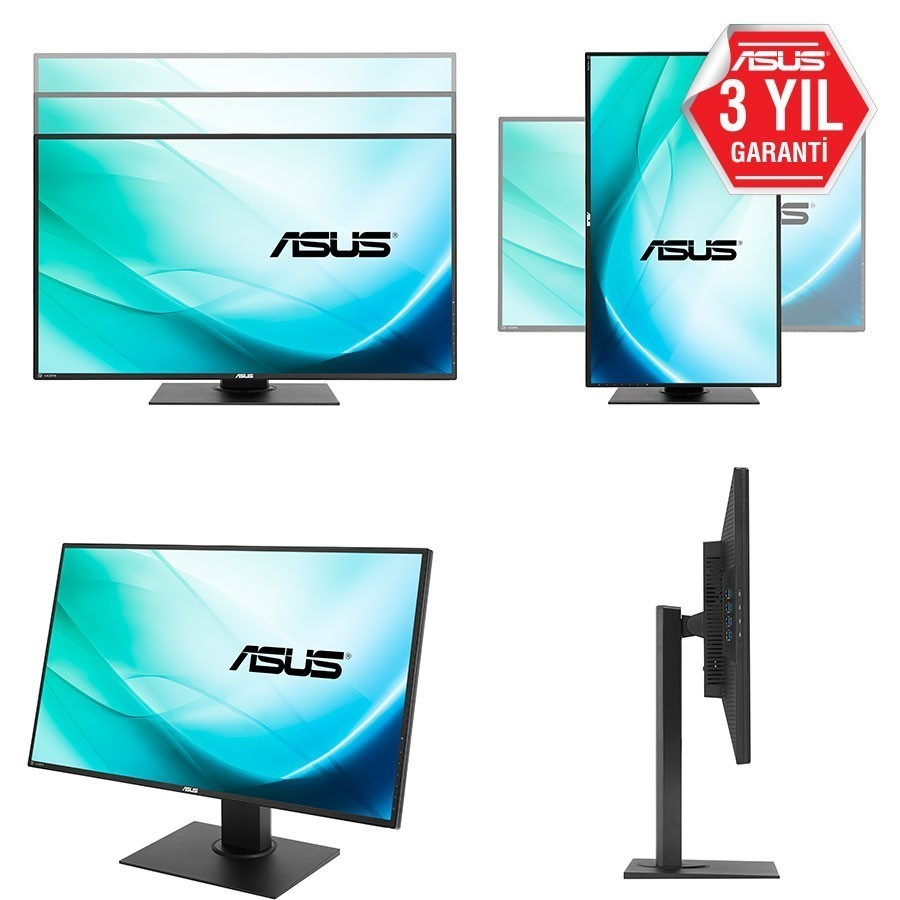 ASUS 32.0 Asus Pb328Q 2560X1440 4Ms Dsub Dvı Hdmı Dp Usb Port Speaker Monıtor