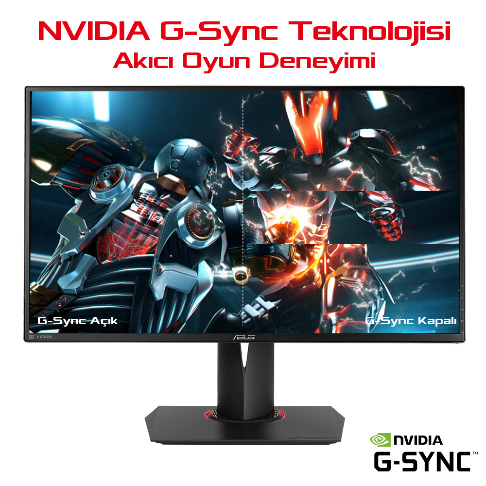 ASUS PG258Q-WLED/TN-27"-165Hz-1ms Flat Monitör