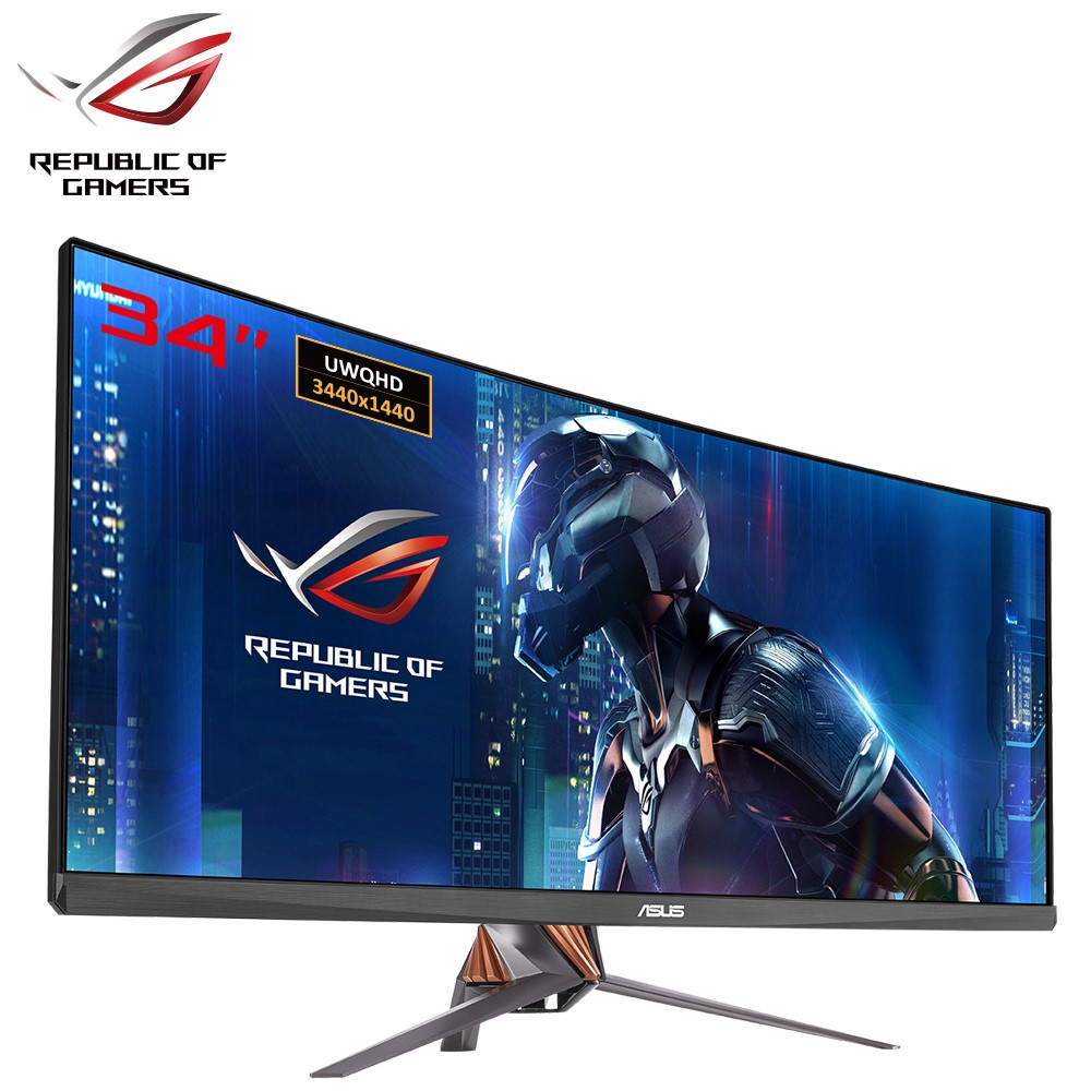 ASUS ROG Swift PG348Q 34 inç 1ms (HDMI+Display) G-Sync Ultra Wide QHD Curved Oyuncu Monitör
