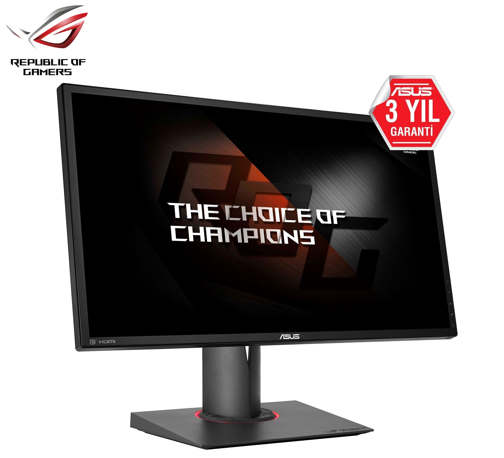ASUS PG248Q 24 inç Gaming  LED  G-Sync 1920x1080 1ms  180hz DP HDMI VESA Monitör