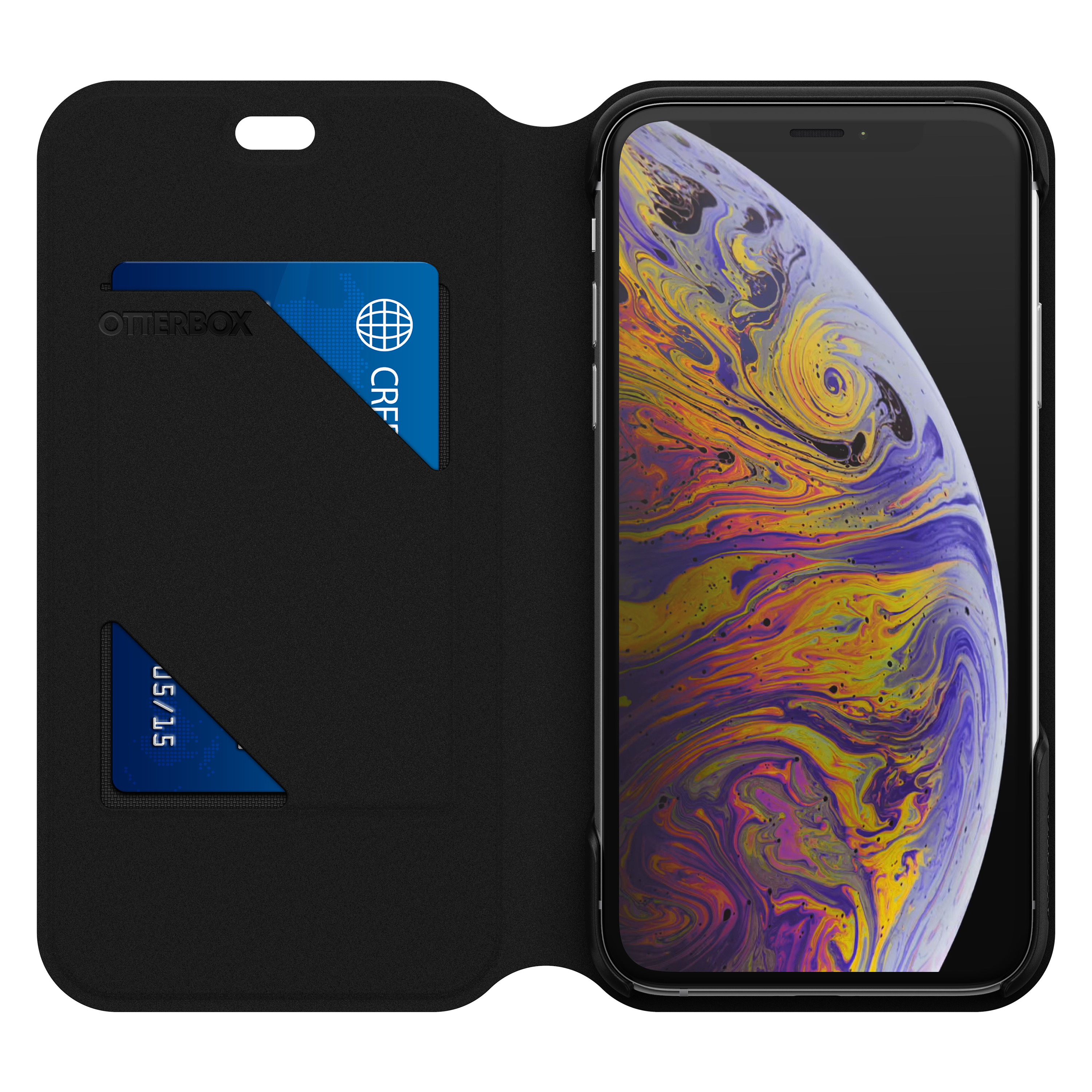 OTTERBOX 77-62738, Bookcover, Apple, iPhone X, iPhone XS, Schwarz